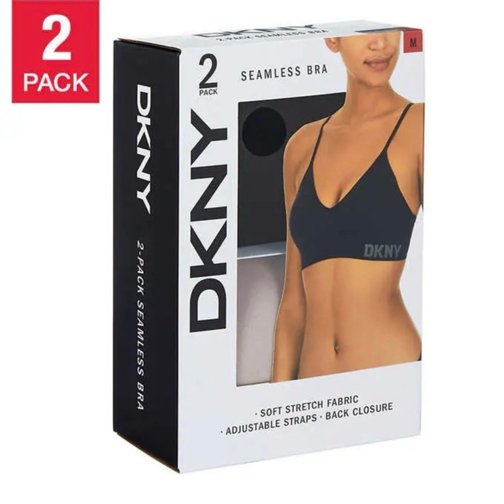 DKNY Ladies’ Seamless Bra, 2-pack